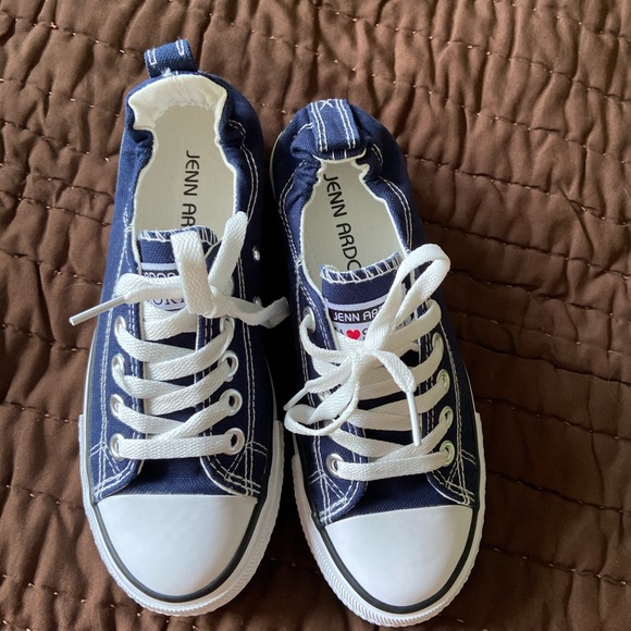 Blue lace up sneakers - Picture 3 of 5